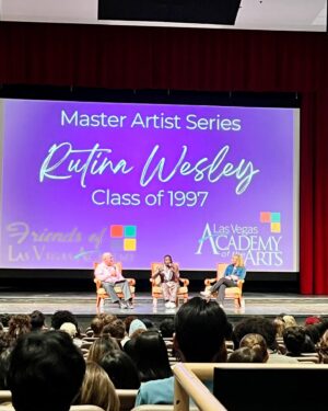 Rutina Wesley Instagram - Wow. My heart is so full. Getting the chance to go back to my high school, The Las Vegas Academy, was fulfilling in so many ways. The students were vibrant, full of hope and light and engaged in ways that I didn’t think was possible. I had the chance to speak with them, to coach them and to really bask in all their glory.  Sometimes you don’t realize how far you’ve come until you go back, to the beginning. I definitely was nervous because I did not think my story would be relevant to them for some reason but gosh, my story was exactly what they needed to hear. My perseverance, my determination to become all the things I’ve ever wanted to be. Bless their beautiful souls, I left there inspired and with a reminder of why I do what I do. I love it, I yearn for working on my craft, for the positivity it brings me when I’m doing what I love. Most importantly I got to see some familiar faces, most of which I haven’t seen since I graduated. Oh man it brought me right back to my time there and definitely, directly, to where I am now. I thank them for being dreamers, because anything is possible, especially if you dream big. If I were to tell little Ru that she’d be exactly where she wanted to be, I don’t think young me would have believed it was possible. But here we are, and here I stand proud and still going. I’m not done yet, there will be so much more to come. Thank you LVA for lifting me up to the light, for being the foundation in my career. 📸 @misschalice