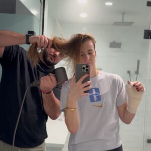 Sabrina Ionescu Instagram - 26, thank you ✨
Married my best friend, won a gold medal 🥇, and a WNBA championship 🏆 all in the same year. God is good. 
Beyond grateful for everything this year had to offer, and thankful for everyone a part of my circle🫶🏼 
27… Let’s get it! 
ps: getting my thumb fixed was quite the bday present 👍🏼