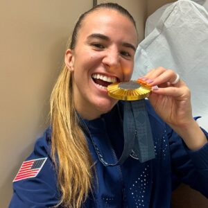Sabrina Ionescu Instagram - 26, thank you ✨
Married my best friend, won a gold medal 🥇, and a WNBA championship 🏆 all in the same year. God is good. 
Beyond grateful for everything this year had to offer, and thankful for everyone a part of my circle🫶🏼 
27… Let’s get it! 
ps: getting my thumb fixed was quite the bday present 👍🏼