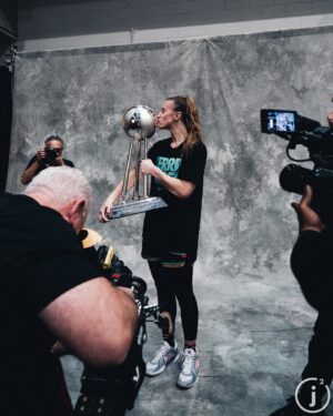 Sabrina Ionescu Instagram - Prayed for times like this… CHAMP🩶🗽