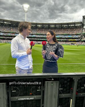 Sahiba Bali Instagram - BGT- Bumrah’s a Goat Trophy. 

@starsportsindia represent 🫶🏼

#BorderGavaskarTrophy #BoxingDay #IndVsAus