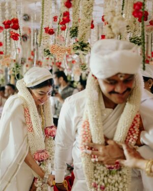 Sai Pallavi Instagram - Lil did I know that my sister’s wedding would also be the next phase of my life! I witnessed every soul present in the ceremony tear up, bless them and dance in joy! I wasn’t ready to let Pooju take this big step because this was new to me and I couldn’t advise her on pros and cons, like I always did with things in life. But in my heart I knew that my dear @v1n33 will pamper and love Pooju the way I do or maybe even more! It’s been three months since the wedding and I’ve never been this right in my life ❤️ I thank God and everyone who showered them with love and positivity ❤️ 

P.S. I’ve never been a fan of 🧿 emoticon, but I’m not taking a risk this time. They’re too precious 🧿🧿🧿🧿🧿
 
@eshantrajuphotography you and Khushboo were magic! Each picture was a painting, unspoken words🥹❤️

The last 10 pictures were by @vivekkrishnanphotography and I had a tough time choosing from the million precious moments you had captured🥹