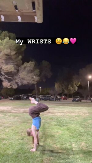 Salish Matter Instagram - what i do when i am at my brothers softball game! 😂🥎❤️