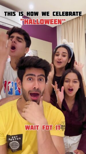 Saloni Sandhu Instagram - YRKKH Halloween Celebration 😈👻🎃

#halloween #happyhalloween