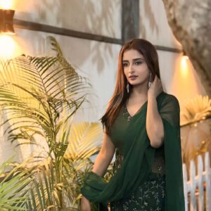 Sambhabana Mohanty Instagram - That Evening Glow ✨ 

📸 : @iaman01 

#sambhabanamohanty #kritika #eveningglow 
#goldenhour #ethnicwear