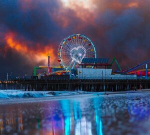 Sandy Yawn Instagram - Repost 
This is a nightmare. A nightmare. LA, we love you and we are praying so damn hard for you. 📸 @shotbykyle #prayforla