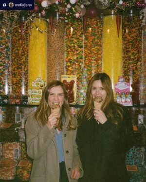 Sara Canning Instagram - I love this photo by @andiejjane. I also love that @epiccons brings @kaylaewell, myself and so many other cast members back to the crazy candyland of being on a show like The Vampire Diaries in our young adulthoods. Still making memories. 
🧛‍♀️🍦🧛‍♀️