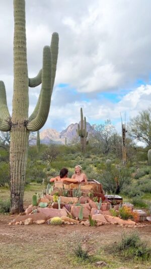 Sara Jean Underwood Instagram - The Cactus Tub aka The Cactub. Had a blast and got many sunburns making this with @jacobwitzling