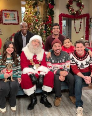 Selenis Leyva Instagram - festive sweaters are highly encouraged. 🎅 don’t miss the holiday episode of #LopezVsLopez TONIGHT at 9:45/8:45c on NBC and streaming next day on @peacock.