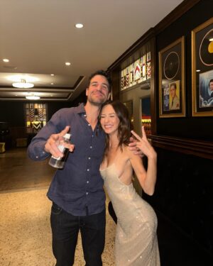 Serena Pitt Instagram - The night before