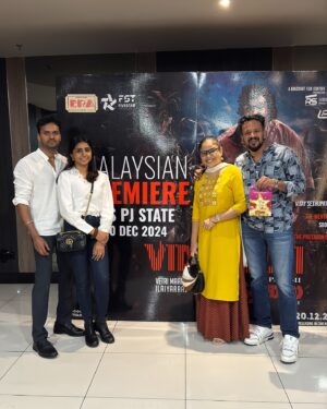 Shalini Balasundaram Instagram - Watching Viduthalai Part 2—a politically powerful narrative that leaves a lasting impact. 

Thank you for the invite @fstofficialmy wishing more success in the Box Office