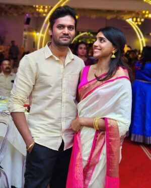 Shalini Balasundaram Instagram - Forever in love with you my love @sathish_natarajan