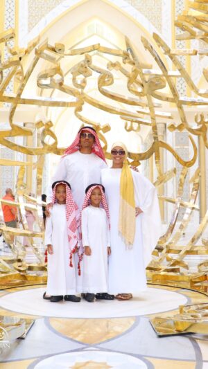 Shamari DeVoe Instagram - Feeling like royalty at Qasar Al Watan Palace—because our family is royalty! 👑 
.
#DeVoeTeD #DeVoeTwins #AbuDhabi #AfrozonsSoundoff