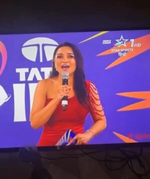 Shefali Bagga Instagram - Hi 👋 from your host for the opening ceremony of TATA IPL 2024 
#ipl #ipl2024 #csk #rcb #cskvrcb #thala #dhoni #kohli #virat #chennai #shefalibagga