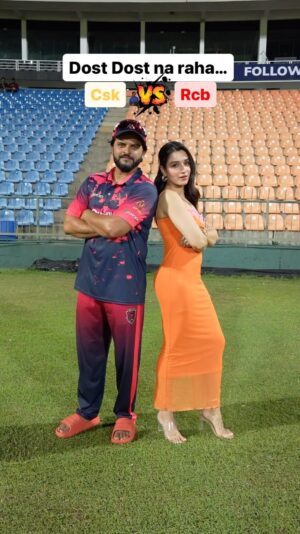 Shefali Bagga Instagram - Like for Rcb , Comment for Csk👇 #rcbians❤️ #cskfans💛 #rcb #csk #kohli #dhoni #sureshraina #ipl #rcbfans  #cskvsrcb #rcbvscsk