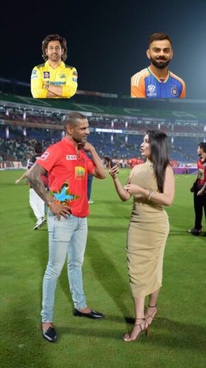 Shefali Bagga Instagram - This or That ft Shikhar Dhawan
Wearing @myluluandsky 
#thisorthat #shikhardhawan #cricket #dhoni #kohli #sachin #shubhmangill #rohitsharma #viratkohli