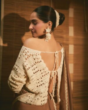 Shereen Sikka Instagram - Celebrating @masabagupta in a custom @houseofmasaba sari, paired with a chic @rejinapyo blouse, and accessorized with a gorgeous @thekalaastore bag, a fun @nandnistudio scrunchie, and @fizzygoblet shoes. Every detail crafted with love and styled to perfection by my dream team. 💛✨

Grateful to @rheakapoor @shereenlovebug @sanyakapoor and @stylebyvanshika for always making me feel my best. And a big thank you to @hrishidoeshair and @mallika_bhat for the glam, and @alpakhimani for the perfect draping. Captured beautifully by @sheldon.santos.

A day filled with love and joy as we shower Masaba with all the blessings. 💕 #MasabaBabyShower
