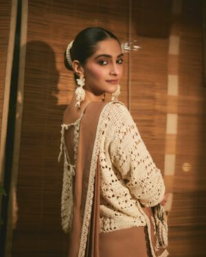 Shereen Sikka Instagram - Celebrating @masabagupta in a custom @houseofmasaba sari, paired with a chic @rejinapyo blouse, and accessorized with a gorgeous @thekalaastore bag, a fun @nandnistudio scrunchie, and @fizzygoblet shoes. Every detail crafted with love and styled to perfection by my dream team. 💛✨

Grateful to @rheakapoor @shereenlovebug @sanyakapoor and @stylebyvanshika for always making me feel my best. And a big thank you to @hrishidoeshair and @mallika_bhat for the glam, and @alpakhimani for the perfect draping. Captured beautifully by @sheldon.santos.

A day filled with love and joy as we shower Masaba with all the blessings. 💕 #MasabaBabyShower