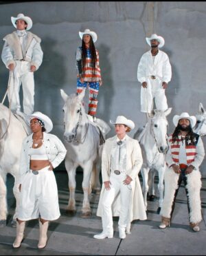 Shiona Turini Instagram - A Cowboy Carter Christmas Part 2 ❄️ A visual love letter   a reclamation of space. Thank you @harpersbazaarus @samiranasr and of course @bybiancabee for your beautiful words about our beautiful costumes. 27 million viewers and counting to witness over 400 carefully curated costumes - from cowboys to cheerleaders, dancers and drivers, the Blackbiirds to band. We did it. I’m so grateful to the team that supported me on this journey. 

My wardrobe supervisor, my right hand woman who has been rocking with me since I was working out of a studio apt in NYC @melaniesw My ACD @taragrevellie who has been by my side since Renaissance. My Queen of Custom @ericaricecruz God bought us together four or five years ago in the middle of a pandemic and we haven’t left each other since. My Molly @mwpeters_ the best stylist, shopper, vintage hunter I know - What would I do without you? 
My new loves, my Dancer dream team and more @mstr_of_disguise @daquyeen 
Our Fashion Assistants  @lauracheron.h @thatssosav @halleamanda @hollyreboff @scarletodunbar @hanna.berridge @kayaugo 
Our Talented tailors #MrTimWhite @kannataniuchi @alexnavarrodesigns @alantude @pigpattypaige @cacouture we couldn’t do it without you. 
@justxone @_itsalannah @ibreani @chilllllc 
There are so many people who made this happen - I’m beyond grateful
To the team @parkwood @yvettenoelschure @mstinaknowles collaborating with you all is the biggest blessing there is. And of course our leader @beyonce. My Virgo. Thank you.