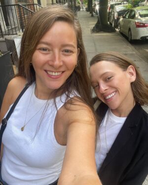Shira Haas Instagram - This post is dedicated to our sisters—and in my case, to my one and only extraordinary sister, who is celebrating her birthday today.
Thank you for being the supportive, loving, badass, caring, and annoying sister that you are.
I don’t know who I am or what I’d do without you.
I love you.
🦋💖🎈

p.s my hair is different in every picture we have and yours is always the same
p.s 2 you in a tank top and me in a jacket in the same picture is us in a nutshell
p.s 3 thank you for waiting to watch Wicked until we’re together