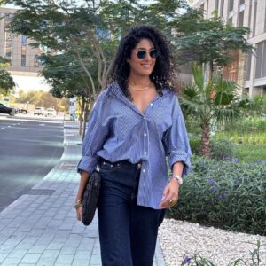 Shraddha Musale Instagram - Exploring workwear that's both stylish and comfortable! Perfect for those laid-back solo workdays, yet easy to tweak for formal meetings.

All about effortless style and adaptability.

#fashion #Style #OOTD #WorkWear #officestyle #corporatefashion #businesscasual #officeoutfit #WorkOutfit