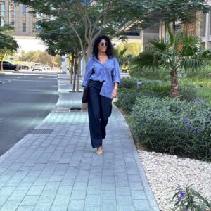 Shraddha Musale Instagram - Exploring workwear that's both stylish and comfortable! Perfect for those laid-back solo workdays, yet easy to tweak for formal meetings.

All about effortless style and adaptability.

#fashion #Style #OOTD #WorkWear #officestyle #corporatefashion #businesscasual #officeoutfit #WorkOutfit