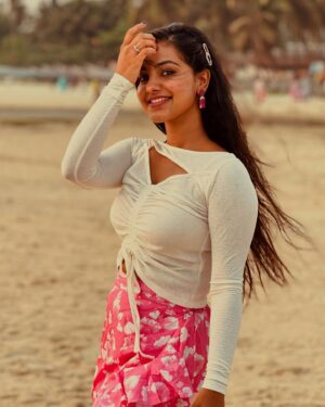 Shravnitha Srikanth Instagram - Throwback to my Goa trip❤️

#throwback #vacation #trip #tour #goa #goabeach #beach #happy #happyme