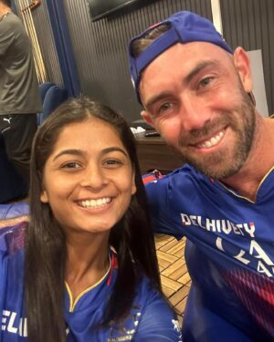 Shreyanka Patil Instagram - “There is a 1 percent chance… and sometimes that is good enough.” - Virat Kohli !! 🫡 

What an evening, what a night!!! #RCB ❤️