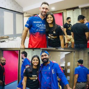 Shreyanka Patil Instagram - My favs 🥰 
One of the best things about playing for RCB is that I have had the opportunity to speak to and get to know these two beautiful people. They are always so encouraging and happy to help. Hoping they have a mental season and smash it!! 🤞🏼#RCBfamily #rcb