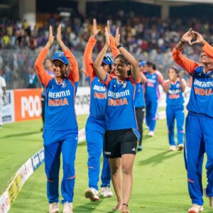 Shreyanka Patil Instagram - Chennai, you were awesome! The number of people that turned up for the games was beyond our expectation and that support means so much to us. And thinking of the cheers I got when I came on to bowl or was shown on the big screen makes me blush ☺️ thank you for all the love! We will keep giving our best! #India 🇮🇳