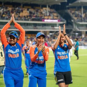 Shreyanka Patil Instagram - Chennai, you were awesome! The number of people that turned up for the games was beyond our expectation and that support means so much to us. And thinking of the cheers I got when I came on to bowl or was shown on the big screen makes me blush ☺️ thank you for all the love! We will keep giving our best! #India 🇮🇳