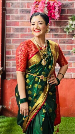 Shruti Rawat Instagram - Manisha ka Marathi Swag 🫶🏻🧿 #yrkkh #yehrishtakyakehlatahai