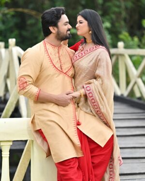 Shweta Bhattacharya Instagram - SWRU(Sweta Rubel)❤️
Makeup @withlovesuranjan 
Photographer @arindumbhattacharjee 
Styled by @rudra_saha_official 
Wardrobe @biki_couture
