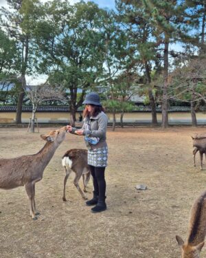 Shweta Gulati Instagram - Highlight of my day after which I fell sick miserably but didn’t give up. 
But so worth this feeling. 
Animals make me happiest. ♥️♥️♥️
#naradeerparkwasahit