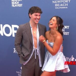 Siena Agudong Instagram - Sidelined: The QB and Me screening at @newportbeachfilmfest 

my cheeks hurt from smiling so much. Thank you so much to everyone who came and a big thank you to New Port Beach Film Festival🩵.

Don’t freak you out or anything but it’s premiering this fall on @tubi !!! (freak out, it’s okay. I did)