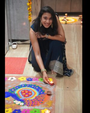 Smriti Mandhana Instagram - Happy Diwali❤️