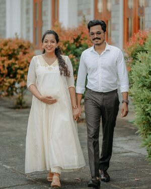 Sneha Babu Instagram - Our world is about to get a whole lot cuter.🧿🥰 @akhil_xavier__ 

Pc:- @signaturebysiva