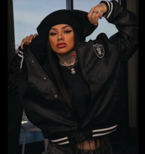 Snow Tha Product Instagram - thank u @FashionNova for the cool jacket for boys day in vegas with my brother