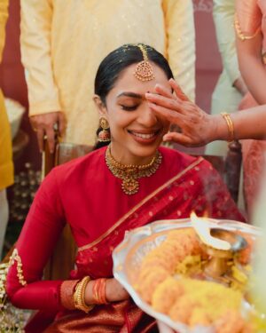 Sobhita Dhulipala Instagram - Pelli Kuthuru ♥️