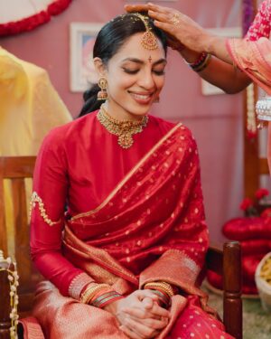 Sobhita Dhulipala Instagram - Pelli Kuthuru ♥️