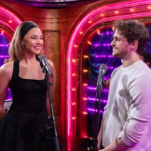 Solea Pfeiffer Instagram - Thank you @broadwaycom for giving me another excuse to gaze lovingly at John!!! And thank you to my temple muscle for really showing up, showing out, and finding her light!!! Its us against the world really 🥰

Hair and makeup my GIRLS @karla_julianna @killahcamz
Photo cred: Sergio Villarini for @broadwaycom