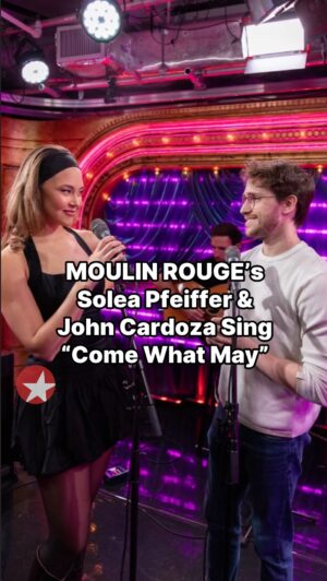 Solea Pfeiffer Instagram - 🥰 MOULIN ROUGE’s spectacular Broadway stars Solea Pfeiffer and John Cardoza stopped by our studio to perform the beloved musical’s swoon-worthy love song “Come What May”

Enjoy the full performance live now on Broadway.com or watch @thebroadwayshowtv on @pix11news this Saturday, check your local listings for an airing near you!

“Come What May” - Music and lyrics by David Baerwald and Kevin Gilbert

#moulinrouge #moulinrougemusical #soleapfeiffer #johncardoza #musicaltheatre #broadway #bway #singer
