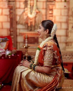 Sonal Monteiro Instagram - 11/08/2024 ♥️ 🔐 

 To all of them asking about my wedding look !! 
Wearing @arulaa_by_rashmianooprao … of course, No one could pull this off better ! ♥️ 
Babe the blouse 😍😍😍
Makeup -  @ganesh_makeover ♥️
Hair - @makeover_by_praveen ♥️ 
Mehendi- @mehendistoriesbykiran ♥️ 
Nails - @stacistudio ♥️
Photography- @lightbucketproductions ♥️ 
Jewellery- @gajraj_jewellers 

#sonalmonteiro #tharunsudhir #tharunsonaltakeok #weddingdress #wedding #southindianjewellery #southindianweddings #exclusive #kannada