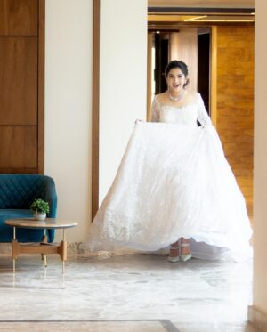 Sonal Monteiro Instagram - A touch of classic beauty !!! @chandangowda_official this post is for you ! ♥️ you deserve a shoutout for designing this gown just the way I wanted .. lots and lots of love to you ! ♥️♥️ I couldn’t have asked for anyone better than you for this gown ♥️♥️ 
@sulthandiamondsandgold thanks for designing this exquisite diamond necklace ! ♥️ 
Makeup - @ganesh_makeover 
Hair - @makeover_by_praveen 
Wearing from the house of @rentyourlook_by_chandangowda by @chandangowda_official ♥️

#tharunsonaltakeok #sonalmonteiro #tharunsudhir #mangalorewedding #christianwedding #whitegown #weddinggown