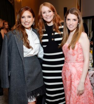 Sophia Bush Instagram - I am so behind on celebrating the good — holidays and work are wild! — but first up as a latergram must be the incredible @hollywoodreporter breakfast this week, celebrating the women in our industry and the work they’re doing. From honoring @nicolekidman’s iconic body of work — and her advocacy for women writers and directors and producers, which has been record breaking over the last seven years — to @selenagomez’s using her platform for oh so much good. My sweet angel! Then we had @kerrywashington presenting scholarship winners, and the dearest @ace.is.wild speaking about her profound documentary. When women change their lives they change the lives of everyone around them. This room was a joy to be in. I adore being a part of this stunning community.

Thank you to my @brunellocucinelli_brand family for the perfect look, and my darlings @charlottetilbury and @peace_love_alicia for the glam befitting such a room. 

As she accepted her award named after her mentor, Sherry Lansing — who was the first woman to head a major Hollywood studio — Kidman said “there was this woman who was real and interested and had seen my work — which was minimal at that time — but had seen it and talked to me just like I deserved to be there.” And the rest, as they say, was history. That’s the power of women who make art. Art is it 🩶🩶🩶