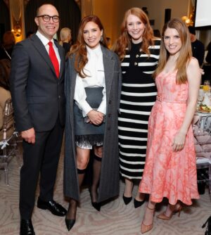 Sophia Bush Instagram - I am so behind on celebrating the good — holidays and work are wild! — but first up as a latergram must be the incredible @hollywoodreporter breakfast this week, celebrating the women in our industry and the work they’re doing. From honoring @nicolekidman’s iconic body of work — and her advocacy for women writers and directors and producers, which has been record breaking over the last seven years — to @selenagomez’s using her platform for oh so much good. My sweet angel! Then we had @kerrywashington presenting scholarship winners, and the dearest @ace.is.wild speaking about her profound documentary. When women change their lives they change the lives of everyone around them. This room was a joy to be in. I adore being a part of this stunning community.

Thank you to my @brunellocucinelli_brand family for the perfect look, and my darlings @charlottetilbury and @peace_love_alicia for the glam befitting such a room. 

As she accepted her award named after her mentor, Sherry Lansing — who was the first woman to head a major Hollywood studio — Kidman said “there was this woman who was real and interested and had seen my work — which was minimal at that time — but had seen it and talked to me just like I deserved to be there.” And the rest, as they say, was history. That’s the power of women who make art. Art is it 🩶🩶🩶