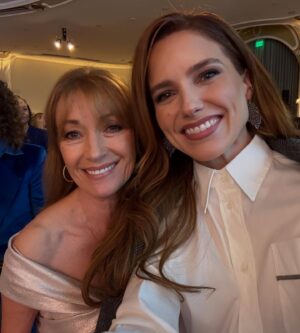 Sophia Bush Instagram - I am so behind on celebrating the good — holidays and work are wild! — but first up as a latergram must be the incredible @hollywoodreporter breakfast this week, celebrating the women in our industry and the work they’re doing. From honoring @nicolekidman’s iconic body of work — and her advocacy for women writers and directors and producers, which has been record breaking over the last seven years — to @selenagomez’s using her platform for oh so much good. My sweet angel! Then we had @kerrywashington presenting scholarship winners, and the dearest @ace.is.wild speaking about her profound documentary. When women change their lives they change the lives of everyone around them. This room was a joy to be in. I adore being a part of this stunning community.

Thank you to my @brunellocucinelli_brand family for the perfect look, and my darlings @charlottetilbury and @peace_love_alicia for the glam befitting such a room. 

As she accepted her award named after her mentor, Sherry Lansing — who was the first woman to head a major Hollywood studio — Kidman said “there was this woman who was real and interested and had seen my work — which was minimal at that time — but had seen it and talked to me just like I deserved to be there.” And the rest, as they say, was history. That’s the power of women who make art. Art is it 🩶🩶🩶