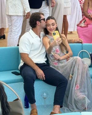 Sophia Culpo Instagram - Happy Birthday to the most thoughtful, loving, kind, funny, and intelligent man. To know you is to love you. The most genuine and caring partner, dog dad, friend, brother, uncle and son. Always there to help out your friends and family and a master of knowing just what to say. And somehow you do it all with a childlike wonder that is infectious to all around you. Probably from the copious amounts of sugar you eat on the daily:) I can’t put into words how lucky I am that you came into my life. You’ve shown me what it feels like to be truly loved. I hope today I can make you feel half as special as you make me feel every day. Ps you’re aging like a fine wine and I’m sorry, but actually not sorry, for posting your thirst trap cause yum- happy birthday my California dream boat!!!😍🥂🎂