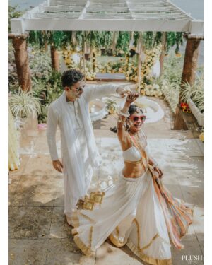Sreejita De Instagram - Dil se Dil tak… 💛
Color of love and happiness!! #Haldi
.
.
Shot by: @plushaffairs 
Wardrobe:
Michael’s Outfit- @kalpraag x @ayushiguptajain 
Sreejita’s Outfit- @gherghoomar 
Sreejita’s Jewellery- @the.tassel.story x @anshudixit__
Makeup: @makeupbyrishabk 
Hair: @hair_n_styles29 
Decor: @trh_production_goa 
.
.
#weddingdiaries #weddingphotography #wedding #blessed #shaadi #coupleshoot #couplephotography #instawedding #sreejitade