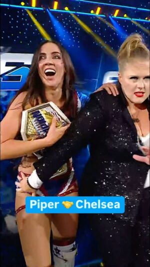 Stephanie Bell Instagram - @pipernivenwwe ALWAYS has @chelseaagreen’s back 👏 #SmackDown